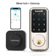 Hornbill Smart Deadbolt Door Lock Electronic Remote Control With Gateway Wifi Hub TTLock Keyless Entry Front Locks For Home Safe - Sunny Side Store