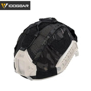 IDOGEAR Tactical Helmet Cover For Maritime Helmet with NVG Battery Pouch Hunting 3812 - Sunny Side Store