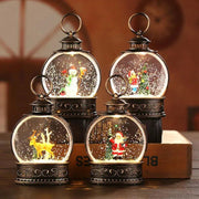 Merry Xmas Luminous Water Injection Small Wind Lamp Festive Indoor Night Light Decoration - Sunny Side Store