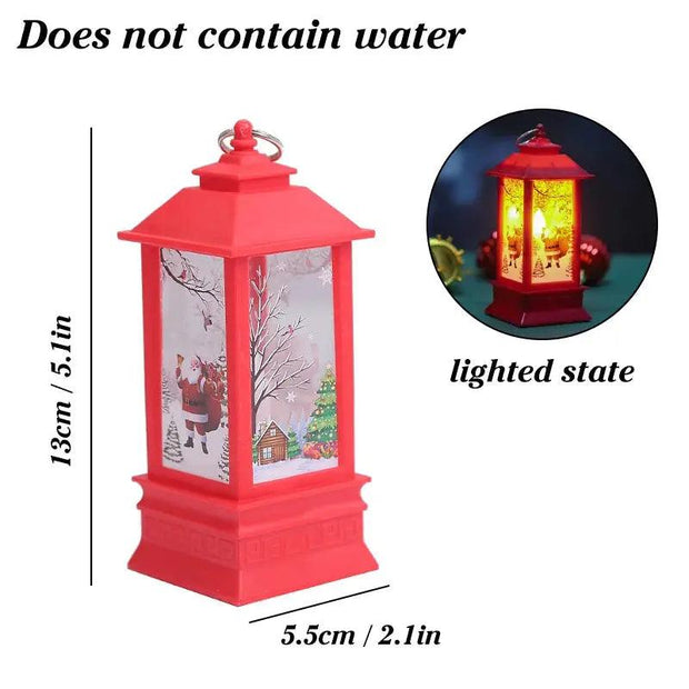 Merry Xmas Luminous Water Injection Small Wind Lamp Festive Indoor Night Light Decoration - Sunny Side Store