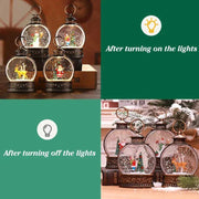 Merry Xmas Luminous Water Injection Small Wind Lamp Festive Indoor Night Light Decoration - Sunny Side Store