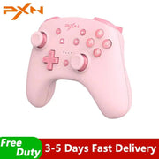 PXN Controller for Nintendo Switch Gamepads for PC iOS 16 Bluetooth Wireless for Switch Lite/PC USB Data Cable Remote NFC Pink - Sunny Side Store