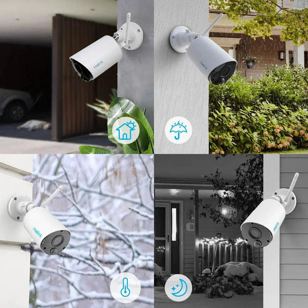 Reolink Argus Eco WiFi ip camera Wire-Free1080p with Rechargeable Battery Solar Outdoor Security Camera Home Surveillance Camera - Sunny Side Store