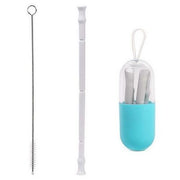 Reusable Collapsible Drinking Straw With Case And - Sunny Side Store