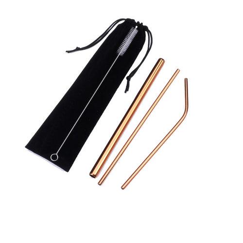 Reusable Collapsible Drinking Straw With Case And - Sunny Side Store