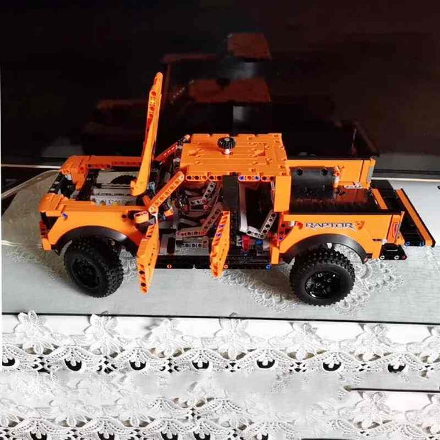 High-Tech Ford Raptors F-150 Pickup Truck Racing Car Moc 42126 Building Block Bricks Educational Toys for Kids Christmas Gifts - Sunny Side Store