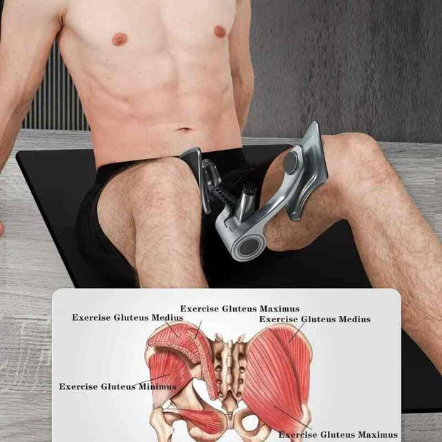 Men Pelvic Floor Muscle Exerciser Strength Training Device Adjustable Male Multifunctional Sphincter Exerciser Hip Trainer - Sunny Side Store Sunny Side Store  15.46