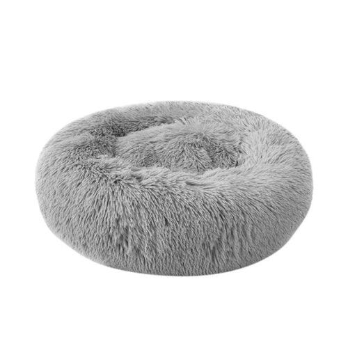 Soft Long Plush Cat Bed House Round Pet Cat Cave - Sunny Side Store