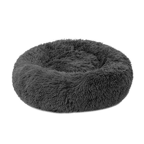 Soft Long Plush Cat Bed House Round Pet Cat Cave - Sunny Side Store