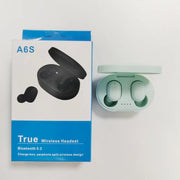 A6S Bluetooth Headset Macaron Bluetooth 5.2 Wireless TWS Earbuds Sports Mini New Headphones eprolo