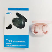 A6S Bluetooth Headset Macaron Bluetooth 5.2 Wireless TWS Earbuds Sports Mini New Headphones eprolo