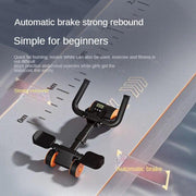 Ab Roller Fitness Wheel For Gym And Home Exercise Rolling Ab Roller Exercise Equipment For Core Workout Ab Workout Equipment - Sunny Side Store Sunny Side Store  100.84