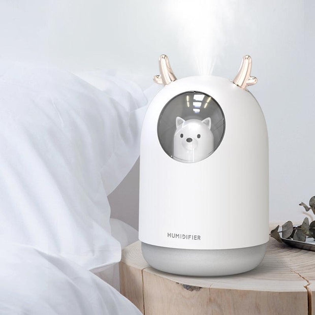 Air Humidifier Household Large Fog Volume Bedroom Silent Cartoon Cute Pet Small Sprayer Air Purification Humidifier - Sunny Side Store