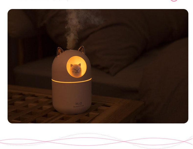 Air Humidifier Household Large Fog Volume Bedroom Silent Cartoon Cute Pet Small Sprayer Air Purification Humidifier - Sunny Side Store