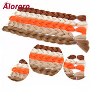 Alororo Pure Braiding Hair Synthetic Hair Extension for Braids 82 inches/165g Black Afro Jumbo Braid Hair - Sunny Side Store Sunny Side Store  5.99