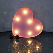 AMZER Creative Heart Shape Warm White LED Decoration Light, Party - Sunny Side Store