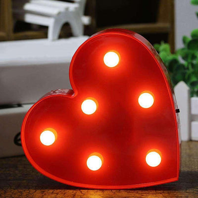 AMZER Creative Heart Shape Warm White LED Decoration Light, Party - Sunny Side Store