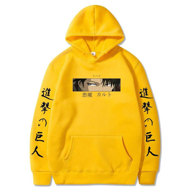 Anime Attack on Titan Fashion Eyes Manga Hoodies Casual Long Sleeve Sweatshirts Hoodie Streetwear Harajuku Men Women Clothes - Sunny Side Store Sunny Side Store  13.41