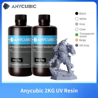 ANYCUBIC UV Resin for 3D Printer CD High Precision Quick Curing 2L Liquid Bottle 3D Printer Printing Materials For Photon M3 - Sunny Side Store