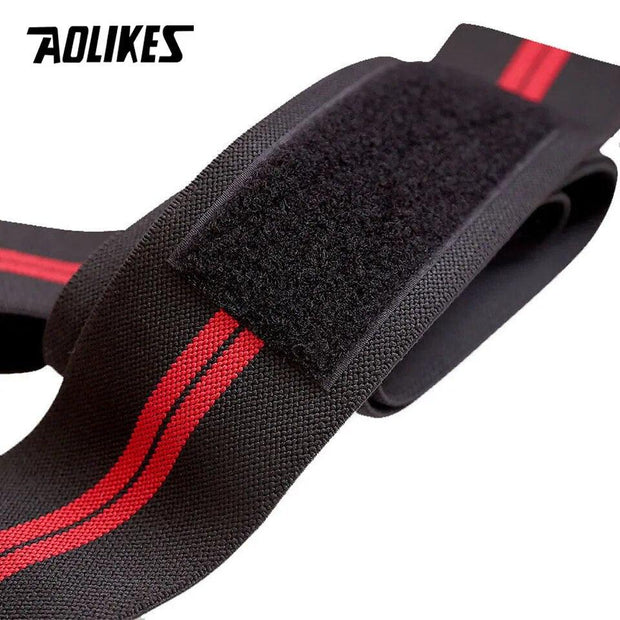 AOLIKES 1PCS 2M*8CM Fitness Pressurized Straps Gym Weight Lifting Leg Knee Compression Training Wraps Elastic Bandages - Sunny Side Store Sunny Side Store  6.65