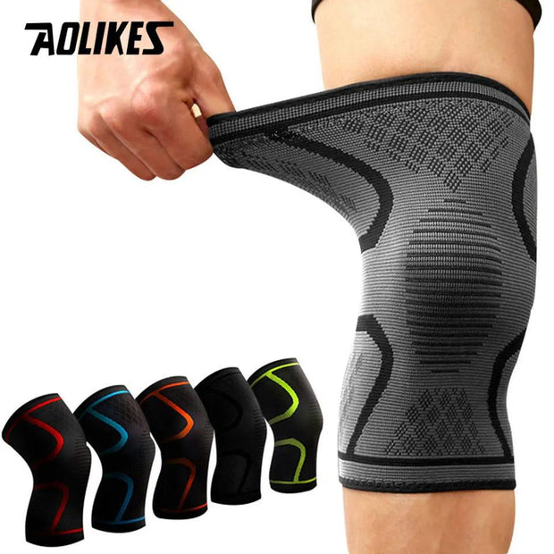 AOLIKES 1PCS Fitness Running Cycling Knee Support Braces Elastic Nylon Sport Compression Knee Pad Sleeve For Basketball - Sunny Side Store Sunny Side Store  6.21