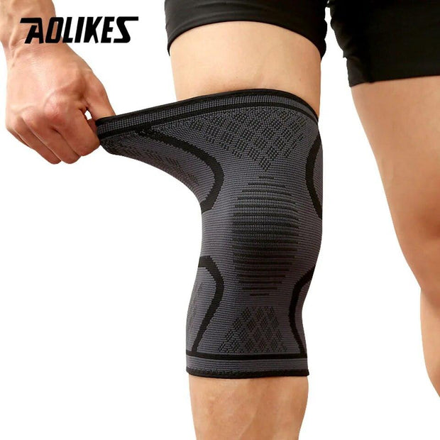 AOLIKES 1PCS Fitness Running Cycling Knee Support Braces Elastic Nylon Sport Compression Knee Pad Sleeve For Basketball - Sunny Side Store Sunny Side Store  6.21