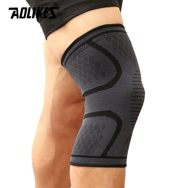 AOLIKES 1PCS Fitness Running Cycling Knee Support Braces Elastic Nylon Sport Compression Knee Pad Sleeve For Basketball - Sunny Side Store Sunny Side Store  6.21