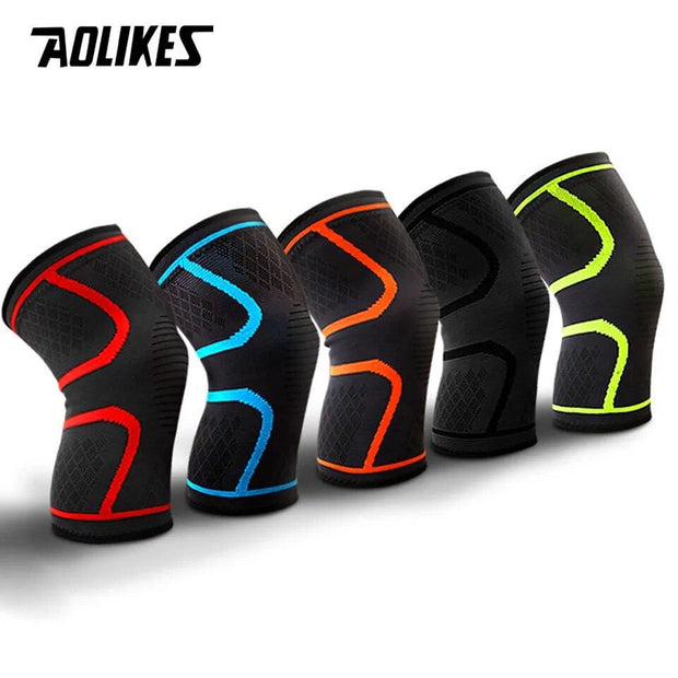 AOLIKES 1PCS Fitness Running Cycling Knee Support Braces Elastic Nylon Sport Compression Knee Pad Sleeve For Basketball - Sunny Side Store Sunny Side Store  6.21