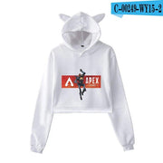 Apex Legends Print Hoodies Sweatshirts Women Cat ears with hood hoodies eprolo