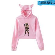 Apex Legends Print Hoodies Sweatshirts Women Cat ears with hood hoodies eprolo