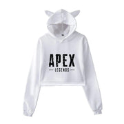 Apex Legends Print Hoodies Sweatshirts Women Cat ears with hood hoodies eprolo