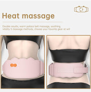 App Abdomen And Waist Warm Palace Massage Belt Treasure Uterus Belt For Pain Relief Front And Rear Double Zone Heating eprolo