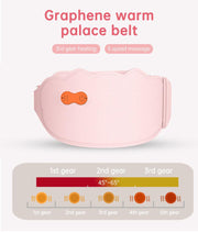 App Abdomen And Waist Warm Palace Massage Belt Treasure Uterus Belt For Pain Relief Front And Rear Double Zone Heating eprolo