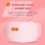 App Abdomen And Waist Warm Palace Massage Belt Treasure Uterus Belt For Pain Relief Front And Rear Double Zone Heating eprolo