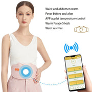 App Abdomen And Waist Warm Palace Massage Belt Treasure Uterus Belt For Pain Relief Front And Rear Double Zone Heating eprolo