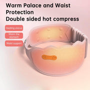 App Abdomen And Waist Warm Palace Massage Belt Treasure Uterus Belt For Pain Relief Front And Rear Double Zone Heating eprolo