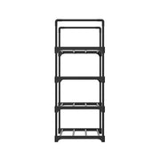 Artiss Shoe Rack Stackable Shelves 4 Tiers 55cm Shoes Storage Stand Black - Sunny Side Store