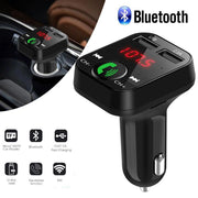 B2 Car MP3 Bluetooth Hands-Free Car Player FM Transmitter Car Charger Receiver eprolo