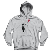 Banksy The Girl with a Red Balloon Artwork Unisex Hoodie - Sunny Side Store