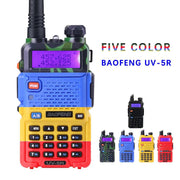 BaoFeng UV-5R Walkie Talkie Professional CB Radio Baofeng UV5R Transceiver 128CH 5W VHF&UHF Handheld UV 5R For Hunting Radio eprolo