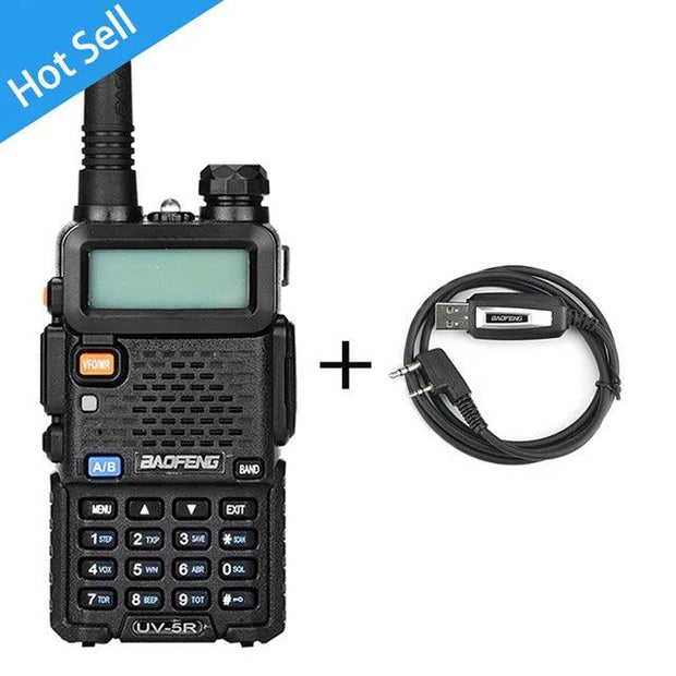 BaoFeng UV-5R Walkie Talkie Professional CB Radio Baofeng UV5R Transceiver 128CH 5W VHF&UHF Handheld UV 5R For Hunting Radio eprolo