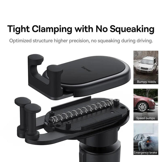 Baseus Car Phone Holder Gravity Auto Restorable in Car Air Vent Silicone Stand For iPhone Xiaomi Samsung Car Mobile Support - Sunny Side Store