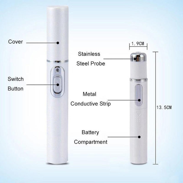 Blue Light Therapy Acne Laser Pen Soft Scar Wrinkle Removal Treatment Device Skin Care Beauty Equipment - Sunny Side Store