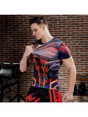 Brand Clothing T shirt Men Fashion 3d O-neck Funny tshirt Plus Size Fitness Clothing S-2XL Short Breathable Bodybuilding t-shirt - Sunny Side Store Sunny Side Store  9.29