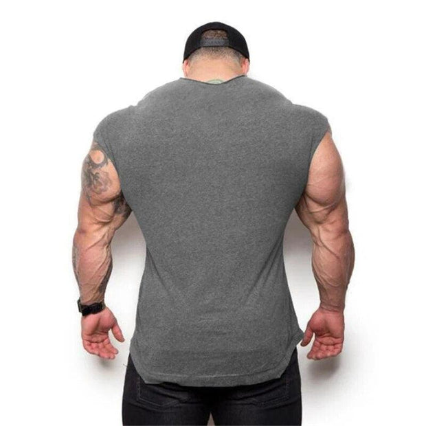 Brand Gyms Tank Top Mens Sleeveless shirts Summer Cotton Slim Fit Men Clothing Bodybuilding Undershirt Fitness tops tees - Sunny Side Store Sunny Side Store  8.96