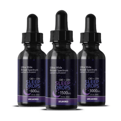 Broad Spectrum CBD + CBN Sleep Tincture | 600mg - 3000mg - Sunny Side Store