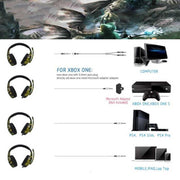 Camouflage gaming headset - Sunny Side Store