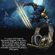 Camouflage gaming headset - Sunny Side Store