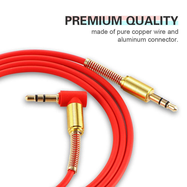 Car Aux Audio Cable 3.5mm Jack Stereo Audio Cable - Sunny Side Store