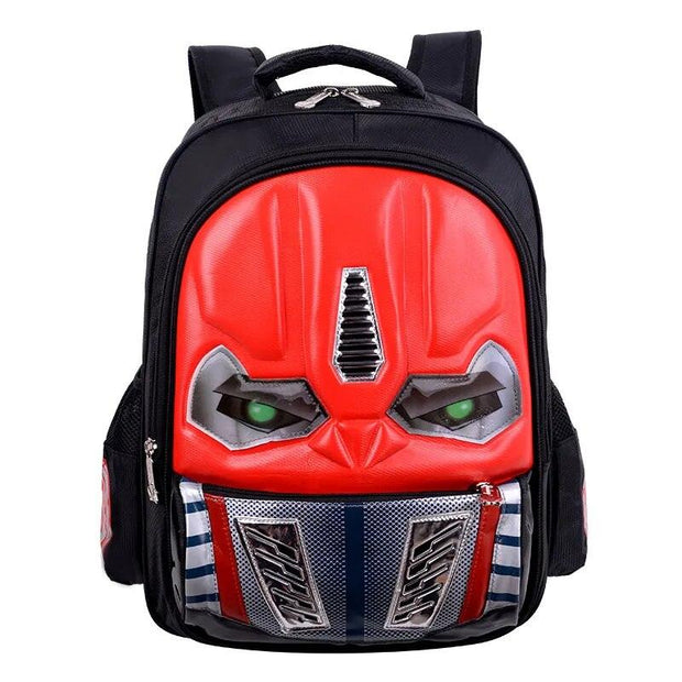 Cartoon Children LED Light Backpacks Deformation Robot Transformation Student Shoulder Bags For Boys Waterproof Kids Gift - Sunny Side Store Sunny Side Store  17.43